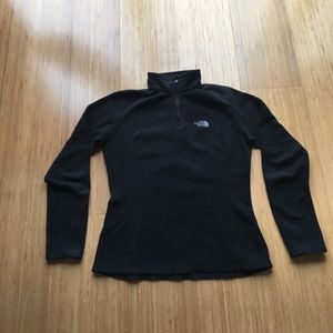 North Face Fleece 1/4 zip jacket